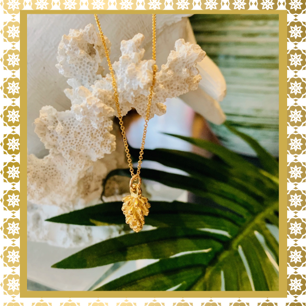 The Golden Pinecone Necklace Handmade 14k Gold Filled